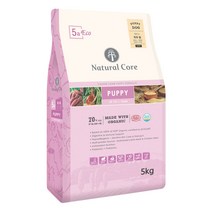 네츄럴코어 퍼피 에코5 유기농 70% 작은입자 강아지사료, 5kg, 1개