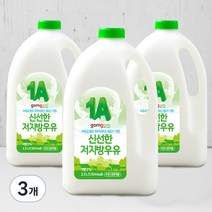곰곰 신선한 저지방우유, 2.3L, 3개