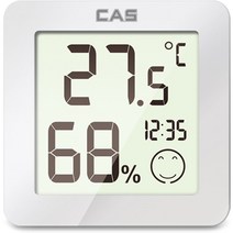 카스 디지털 온습도계 T023, 화이트