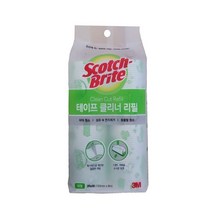 3M 테이프클리너 대형 리필 테이프크리너/테이프크리너/클리너/먼지제거테이프/린트롤러/린트로, 1개