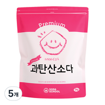 소다스쿨 프리미엄 과탄산소다, 5kg, 5개