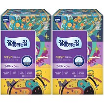 잘풀리는집 리얼 실키 천연펄프 미용티슈, 240매입, 12개