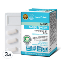 뉴트리디데이 다이렉트 프로바이오틱스 골드 플러스 ptp 유산균, 30정, 3개, 30정