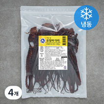 건어물학교 학교앞 오징어다리 망족 (냉동), 200g, 4개