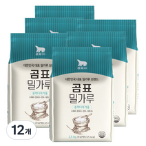 곰표 중력 밀가루, 2.5kg, 12개