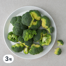 친환경 인증 국내산 손질 브로콜리, 300g, 3개