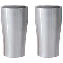 시샘 스텐 진공 이중컵 텀블러 350ml, 실버, 2개