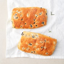 도제식빵 올리브 쌀 치아바타, 130g, 2개입