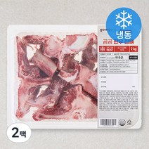 곰곰 한우 잡뼈 (냉동), 2팩, 2kg