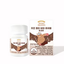 장인정신에브리데이 키즈 멀티 비타 츄어블 초코맛 30g, 30정, 1개
