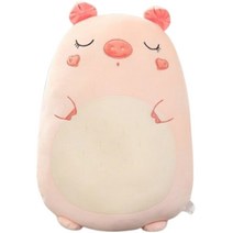 네이처타임즈 동글 캐릭터 인형 돼지, 핑크, 80cm
