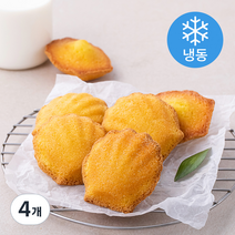 맘쿠킹 우리밀 레몬 마들렌 생지 (냉동), 4개, 176g