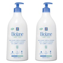 비올란 베이비 바디 앤 헤어 클렌저, 750ml, 2개입