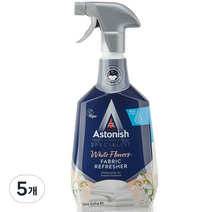 아스토니쉬 스페셜리스트 패브릭 리프레셔 섬유탈취제, 화이트 플라워, 5개, 750ml