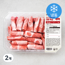 곰곰 돌돌말이 대패 목심 (냉동), 1kg, 2개