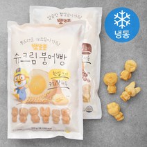 뽀로로 팥 붕어빵 500g   슈크림 500g 세트 (냉동), 1세트