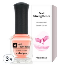 위드샨 네일 스트랭쓰너 손톱강화제, 15ml, 3개