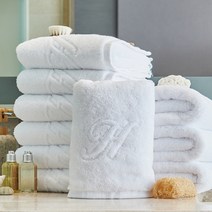 소프트터치 헤리티지 호텔수건 220g 40수 코마사, 화이트, 10개