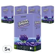 탐사 라벤더 천연펄프 3겹 롤화장지 27m, 30롤, 5팩
