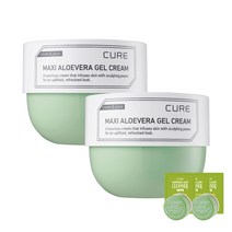 김정문알로에 큐어 맥시 알로에베라 젤 크림 250ml x 2p + 체험키트, 1세트