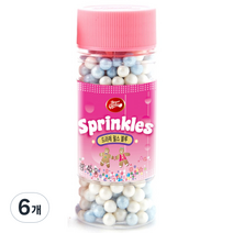 브레드가든 드라제 펄 블루 스프링클, 45g, 6개