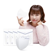 비움 보건용 마스크 소형 KF94, 25매입, 4개, 화이트