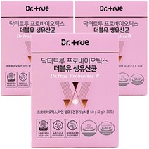 닥터트루 프로바이오틱스 더블유 생유산균, 60g, 3개