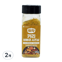 마시하나 뚝딱 커리 바베큐 시즈닝, 85g, 2개