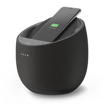 벨킨 사운드폼 엘리트 Hi-Fi 스마트 스피커 +무선 충전기 드비알레, G1S0001kr-BLK, 블랙