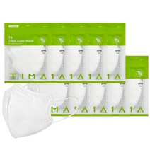 TS 뉴티마 새부리형 컬러마스크 대형 KF94, 10개, 5개입, 화이트