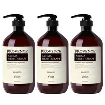 프로방스 퍼퓸샴푸 바이올렛, 1L, 3개