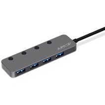유그린 USB3.0 KVM 스위치 4포트 멀티허브, US216-30768