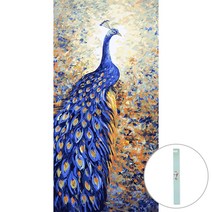 아트조이 DIY 명화그리기 조립형 60 x 120cm, 공작새