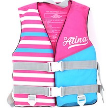 [주니어구명조끼] 아티나 아동용 조끼형 수영보조용품 OSKN-9, 핑크, 1개