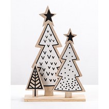 북유럽 패턴 우드트리장식, 혼합색상