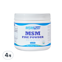 MSMPURE 파인파우더, 4개, 250g