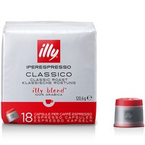 일리 18 미디움 클라시코 로스트 캡슐 커피, 6.7g, 18개입, 1개