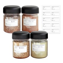 네이쳐리빙 모던 트라이탄 레터링 양념통 세트, 1세트, 양념통 4p +네임 스티커