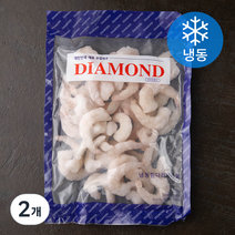 다이아몬드새우 흰다리 생 새우살 31~38미 (냉동), 2개, 200g