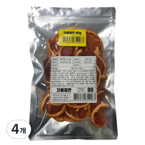 올내추럴 건조과일 자몽 절반컷, 80g, 4개