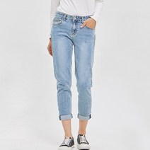 잠뱅이 여성용 바이오스톤 탈색 올약워싱 청바지 AL3DBF553LB