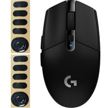 로지텍 G304 LIGHTSPEED 게이밍 무선 마우스 M-R0071 + 마우스 피트 2p, M-R0071(마우스), 블랙(마우스)