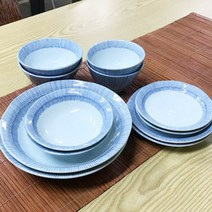 로얄아리따 쿄토쿠사 2인 식기세트, 혼합 색상, 12p
