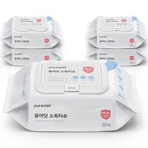 퓨어닷 소독티슈, 30매, 5팩