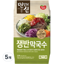 면발의신 쟁반막국수, 405g, 5개