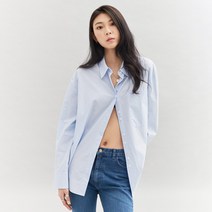 로브로브 여성용 오버핏 기본셔츠