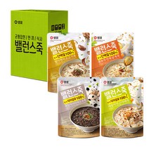 샘표 밸런스죽 체험용 420g x 4종 세트, 1680g, 1세트