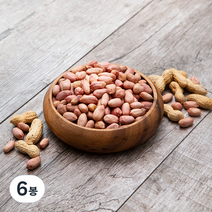 아산율림 국산 생땅콩, 250g, 6봉