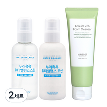 누리숲 누리촉촉 스킨 160ml + 로션 160ml + 녹삼초 폼클렌저 120ml, 2세트