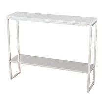 뷰티풀스페이스 대리석 콘솔 CS-12 넓이 1000mm x 폭 250mm x 높이 800mm + 선반, 실버프레임 비앙코카라라